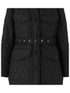 Diamond Quilted Nylon Canvas Field Jacket Black - BURBERRY - BALAAN 4