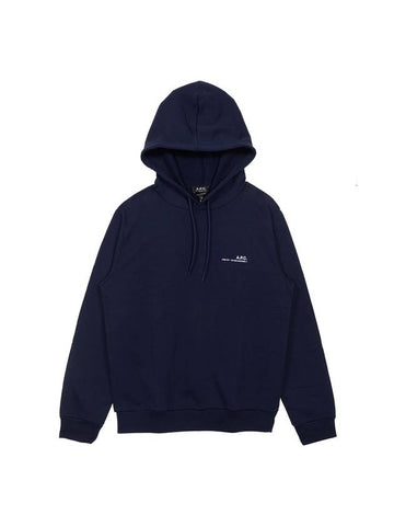 Item Logo Hoodie Navy - A.P.C. - BALAAN 1