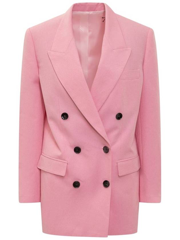 Nevim Double Breasted Blazer Jacket Pink - ISABEL MARANT - BALAAN 2