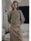 LONG HAIR SOFT SWEATER BEIGE - ILROZE - BALAAN 7