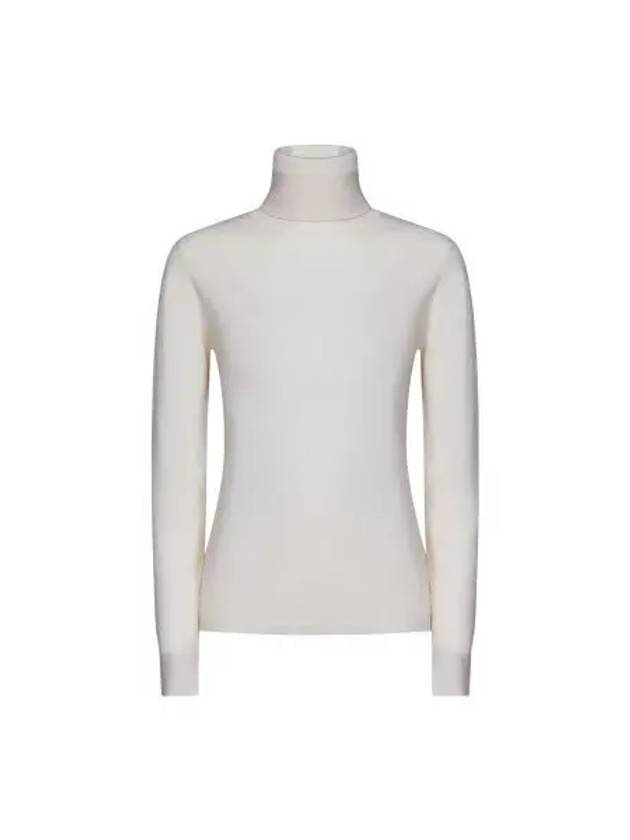 Women's Radura Wool Turtleneck Ivory - MAX MARA - BALAAN 2