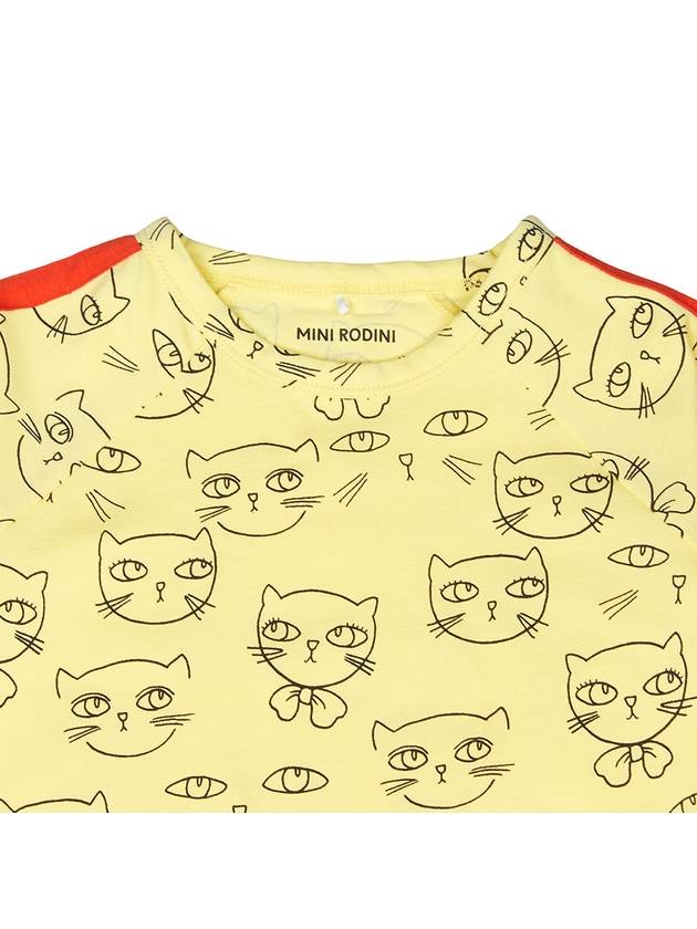 Kids short sleeve t shirt 2422014123 YELLOW - MINI RODINI - BALAAN 3