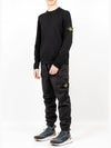 Light Wool Crewneck Knit Top Dark Grey - STONE ISLAND - BALAAN 3