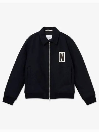 Ryan Varsity Jacket Dark Navy N5505507004 - NORSE PROJECTS - BALAAN 1