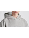 Logo Print Cotton Hoodie Grey - DIOR - BALAAN 5