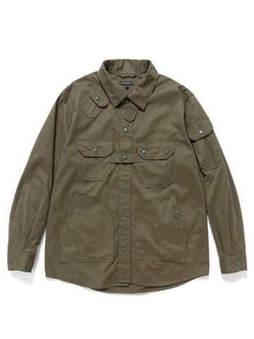 PC coated cloth explorer shirt jacket - ENGINEERED GARMENTS - BALAAN 1