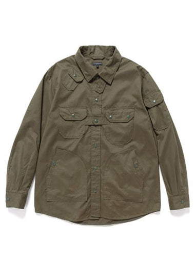 PC coated cloth explorer shirt jacket - ENGINEERED GARMENTS - BALAAN 1