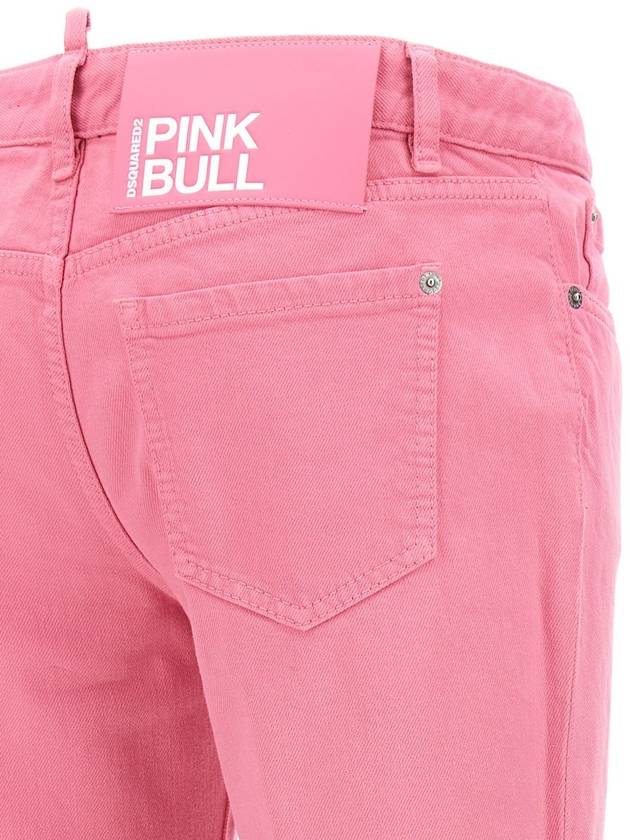 Denim Straight Pants S75LB0860S30811243 PINK - DSQUARED2 - BALAAN 5