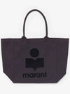 Yenki Logo Tote Bag Black PM0001FA A1X18M - ISABEL MARANT - BALAAN 3