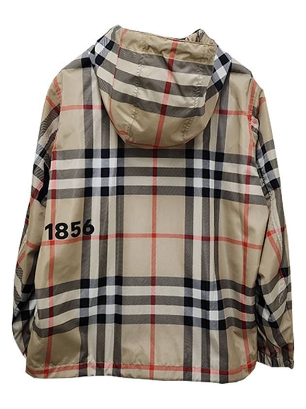 Men's Horseferry Print Check Hoodie Zip-up Beige - BURBERRY - BALAAN 4