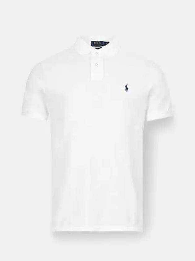 Men's Embroidered Logo PK Shirt White - POLO RALPH LAUREN - BALAAN 2