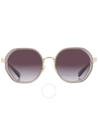 Coach Grey Gradient Geometric Ladies Sunglasses HC7141 90058G 54 - COACH - BALAAN 1