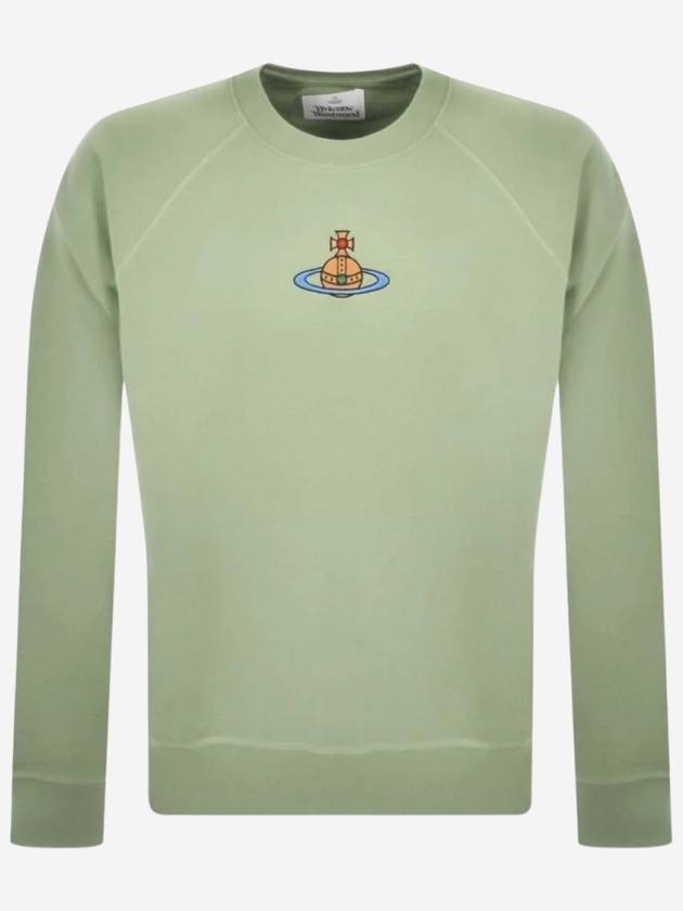 ORB Logo Crewneck Sweatshirt Pastaccio - VIVIENNE WESTWOOD - BALAAN 2