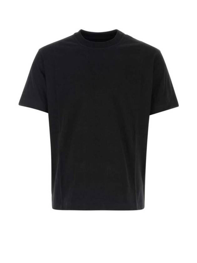 Cotton Short Sleeve T-Shirt Black - BOTTEGA VENETA - BALAAN 1