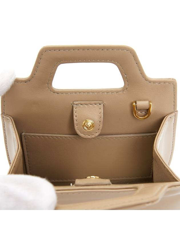 Wanda Micro Cross Bag Beige - SALVATORE FERRAGAMO - BALAAN 10