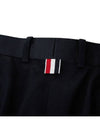 Diagonal Unconstructed Chino Straight Pants Navy - THOM BROWNE - BALAAN 11