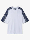 Le Bandana Printed Cotton Short Sleeve T-Shirt White Navy - JACQUEMUS - BALAAN 2