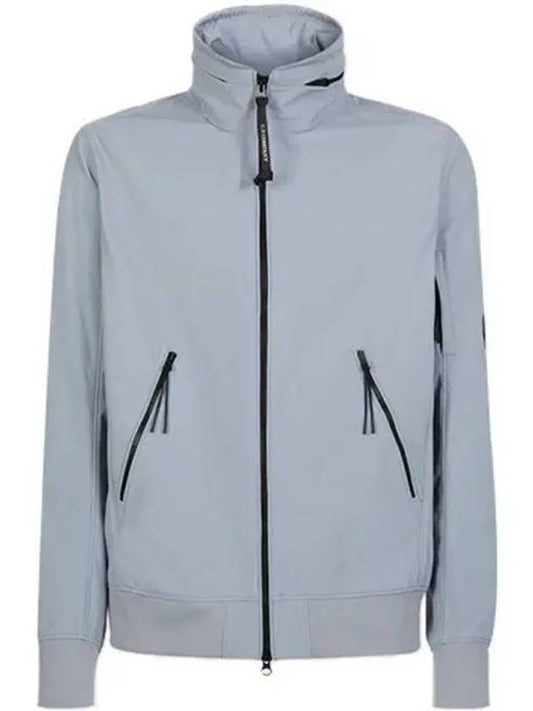 Lens Wappen Soft Shell Zip-Up Jacket Griffin Grey - CP COMPANY - BALAAN 2