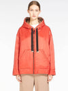 Greenbox Reversible Water Repellent Canvas Zip Up Hoodie Red - MAX MARA - BALAAN 4