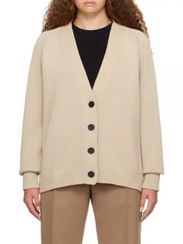 5GG OVERSIZED CARDIGAN OATMEAL 1309 - STUDIO NICHOLSON - BALAAN 1