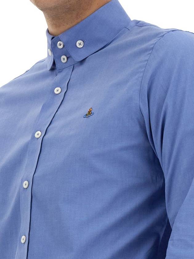 Blue Krall button down shirt JP2 - VIVIENNE WESTWOOD - BALAAN 5