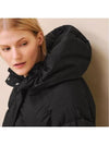 Short puffer coat women s down jacket noir H4H0178DR0238 - HERMES - BALAAN 3