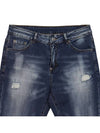 Men's thin slim fit casual distressed jeans AJN168 - IKALOOOK - BALAAN 3