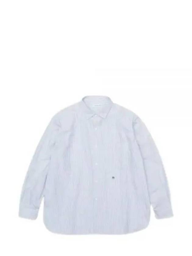 Long sleeve shirt SUGF362 SX Free SAX - NANAMICA - BALAAN 1