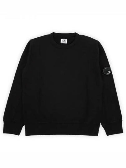 Kids Lens Wappen Fleece Sweatshirt Black - CP COMPANY - BALAAN 2