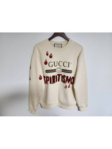 S Crystal Band Logo Women Sweatshirt 469250 X9S46 - GUCCI - BALAAN 1