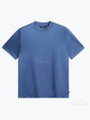 Ace Mock Neck Short Sleeve T-Shirt Bijou Blue - J.LINDEBERG - BALAAN 2