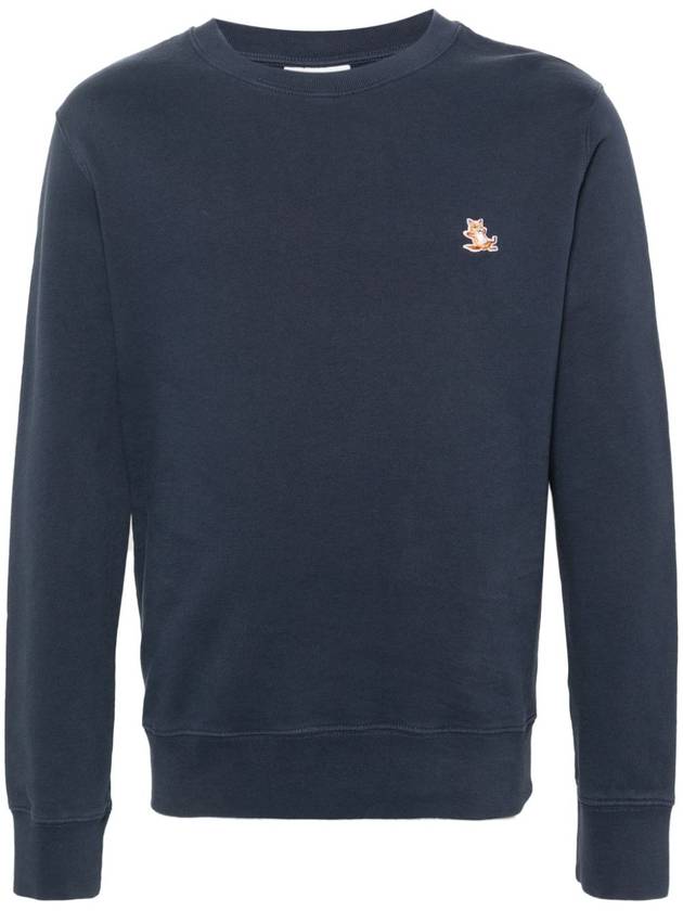 Fox Head Patch Regular Sweatshirt Midnight Blue - MAISON KITSUNE - BALAAN 2