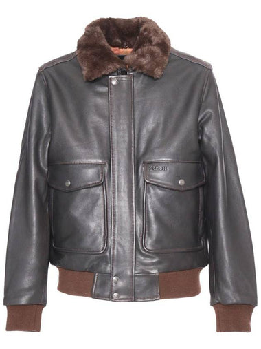 Schott Nyc Leather Jacket - SCHOTT NYC - BALAAN 1