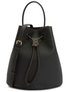 Small Grainy Leather TB Bucket Bag Black - BURBERRY - BALAAN 2