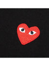 Red Heart Waffen Patch T Shirt Black AX T108 051 1 - COMME DES GARCONS - BALAAN 4