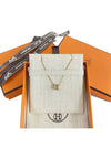 Mini Pop H Pendant Necklace Gold Marron Glace - HERMES - BALAAN 2