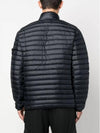 Men's Wappen Patch Padded Jacket Navy - STONE ISLAND - BALAAN 4