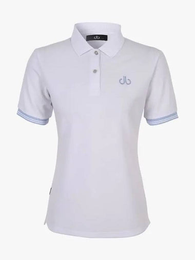 Drew Women s PK Yoko Short Sleeve T Shirt DF42ST91 WT - DRUH GOLF - BALAAN 1