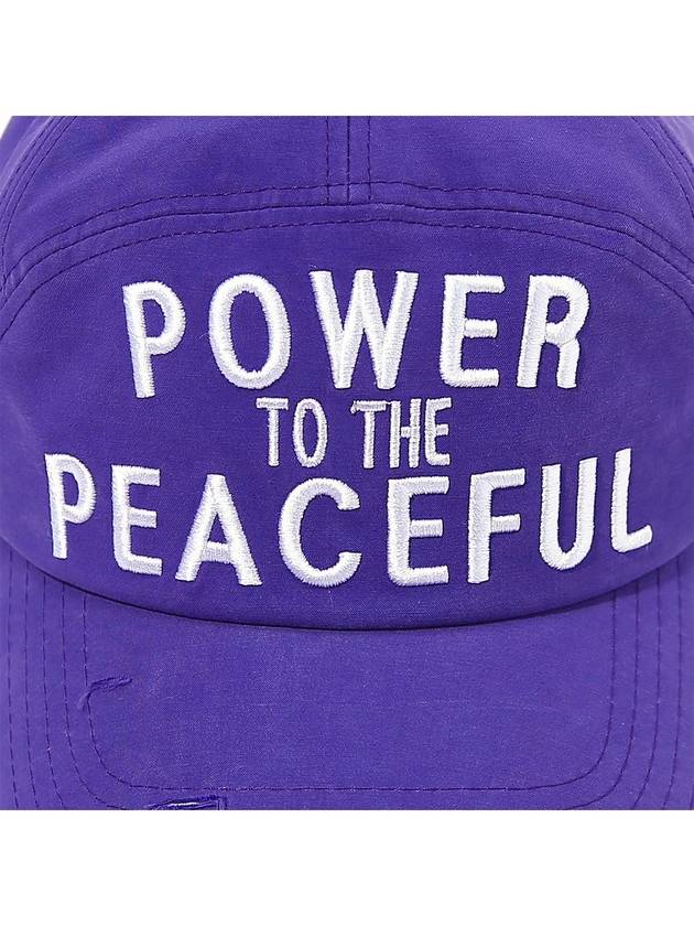 Power to the Peaceful Panel Cap Purple - OGARP - BALAAN 5