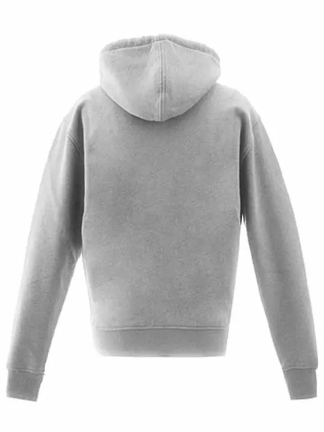 Heart Small Logo Hoodie Grey - AMI - BALAAN 6