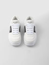 Padded Nappa Leather Low Top Sneakers White - PRADA - BALAAN 2