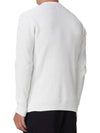 Lambswool GRS Crew Neck Knit Top White - CP COMPANY - BALAAN 3