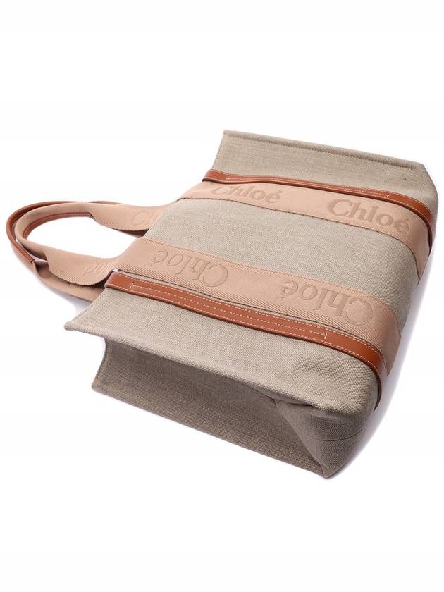 Woody Medium Tote Bag Soft Tan - CHLOE - BALAAN 6