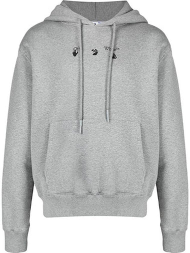 Men's Marker Slim Hoodie Grey - OFF WHITE - BALAAN 1