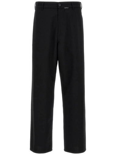 Marni Logo Embroidery Pants - MARNI - BALAAN 1