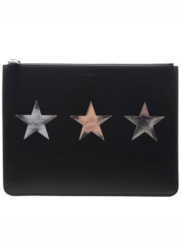 Unisex Silver Star Clutch Bag BK06072771_008_17F - GIVENCHY - BALAAN 1