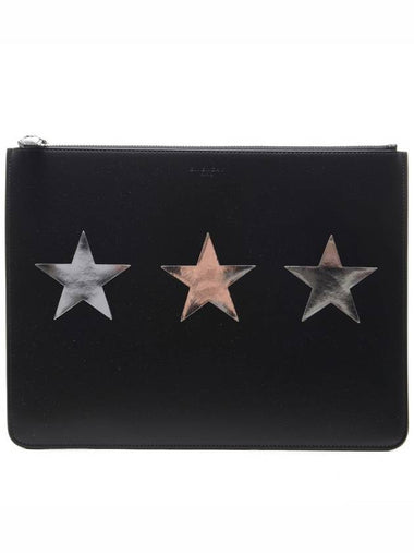 Unisex Silver Star Clutch Bag BK06072771_008_17F - GIVENCHY - BALAAN 1