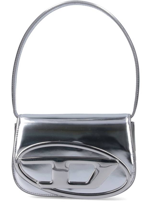 1DR Mirrored Leather Shoulder Bag Silver - DIESEL - BALAAN 2