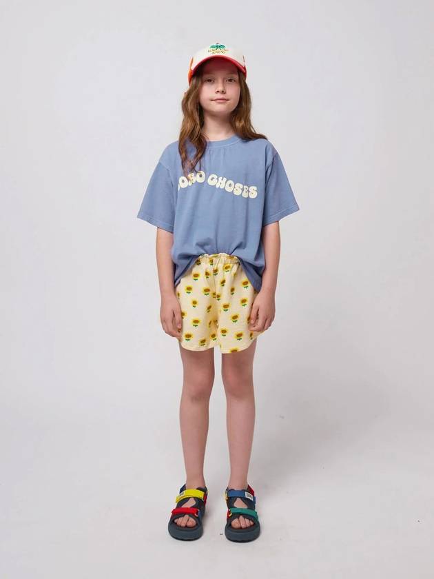 Children s Short Sleeve T Shirt Wavy Bobo Choses B125AC013 - BOBO CHOSES - BALAAN 4