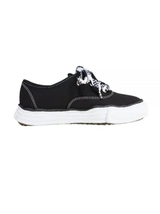 Blakey OG Sole Canvas Low Top Sneakers Black - MIHARA YASUHIRO - BALAAN 1